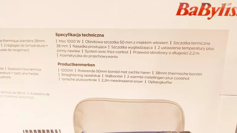 SUSZARKO-LOKÓWKA BABYLISS STYLE PRO 1000 AS965E