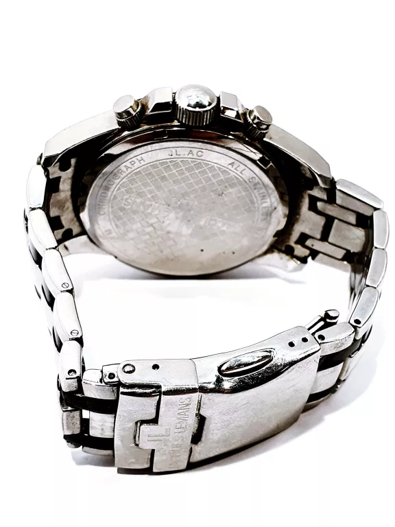 ZEGAREK JACQUES LEMANS1-1655 SREBRNY BRANSOLETA