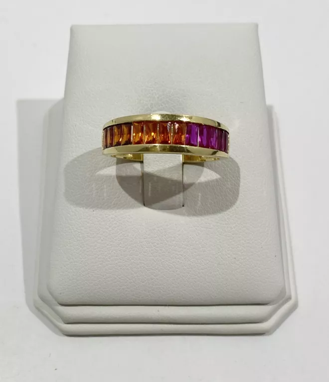 zloty-pierscionek-kolorowe-oczka-pr585-r22-stan-powystawowy