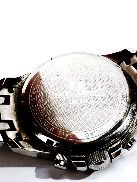 ZEGAREK JACQUES LEMANS1-1655 SREBRNY BRANSOLETA