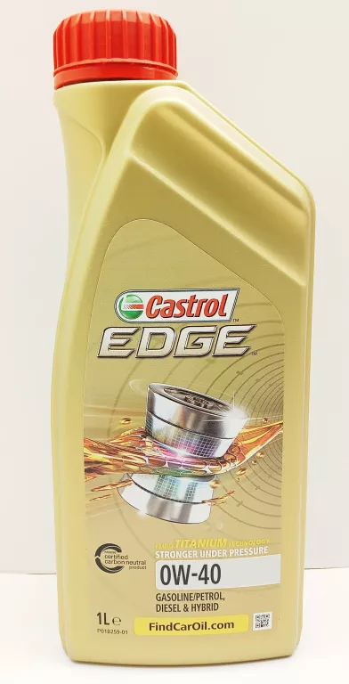 OLEJ SILNIKOWY CASTROL EDGE TITANIUM FST 1 L 0W-40