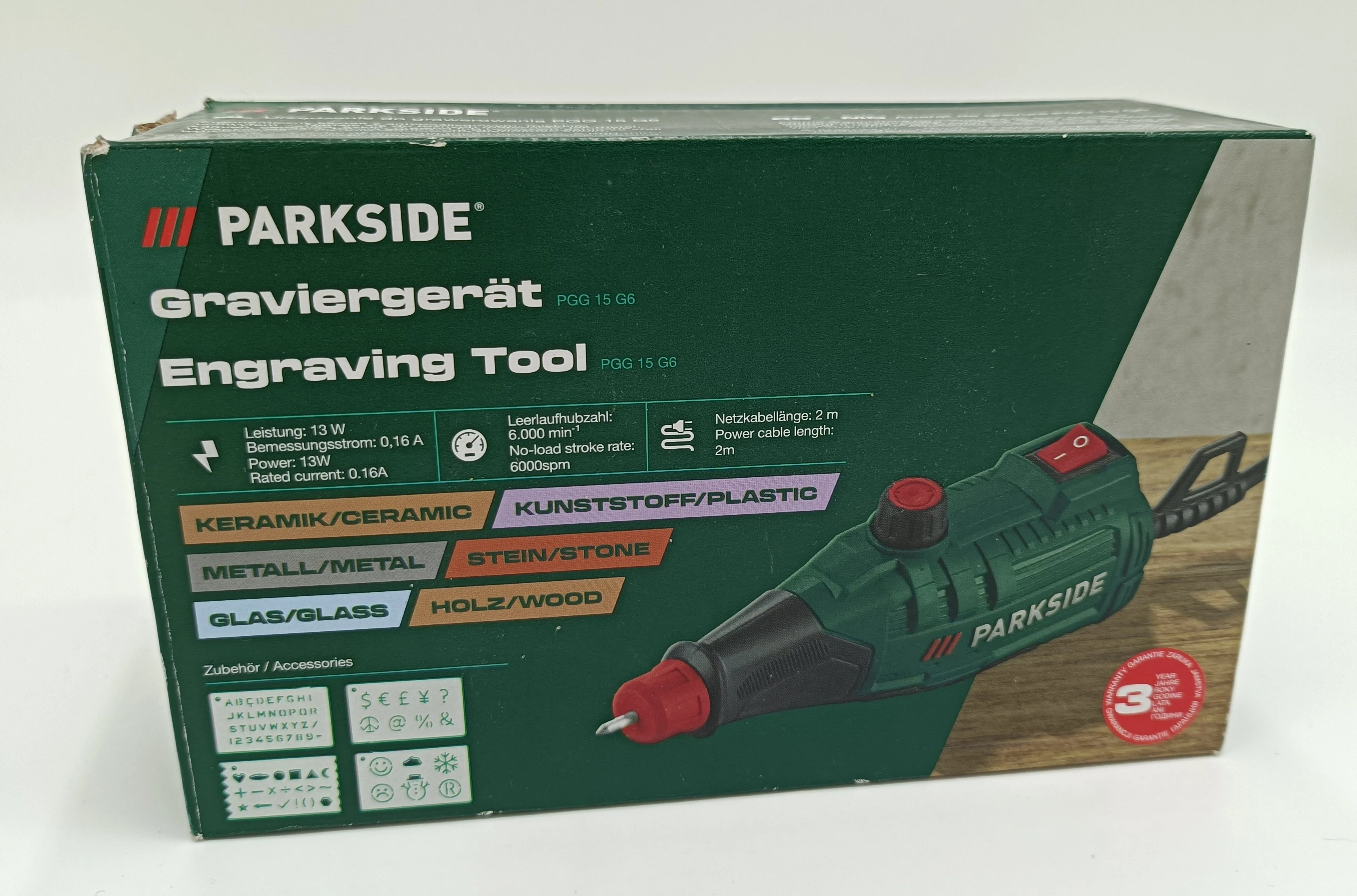 URZĄDZENIE DO GRAWEROWANIA PARKSIDE PGG 15 G6 POWYSTAWOWE Frezarki Loombard.pl