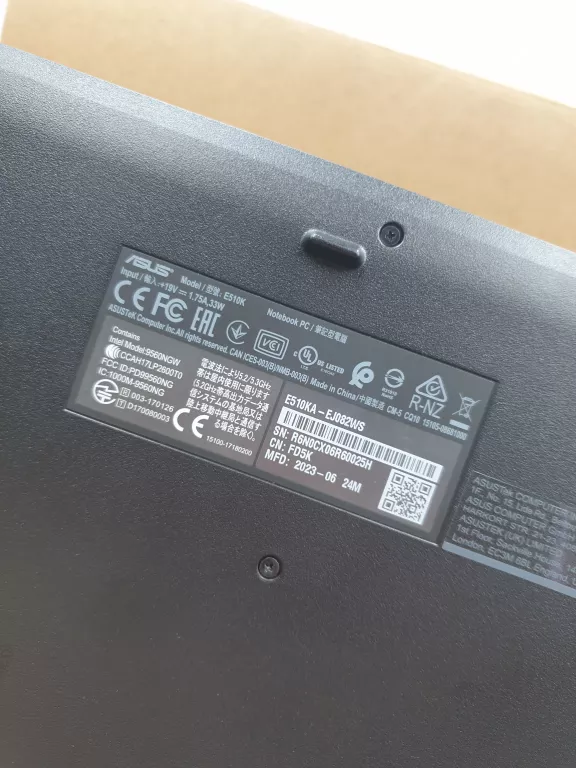 LAPTOP ASUS E510K  PEACOCK BLUE 15,6