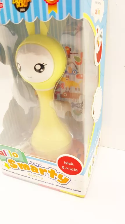 GRZECHOTKA INTERAKTYWNA ALILO SMARTY BUNNY ŻÓŁTA