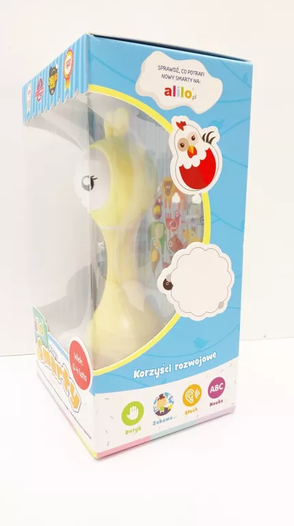 GRZECHOTKA INTERAKTYWNA ALILO SMARTY BUNNY ŻÓŁTA