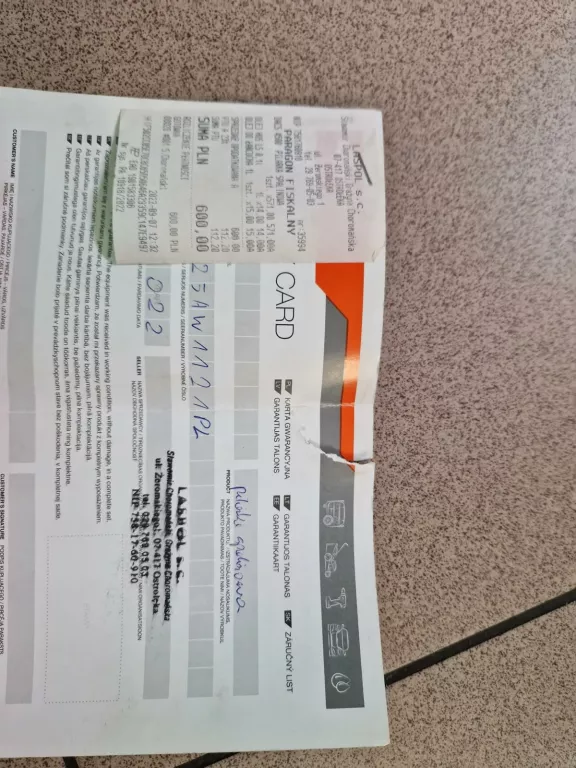 PIŁA SPALINOWA DAEWOO DACS 4500 PARAGON 07.09.2022 IGŁA