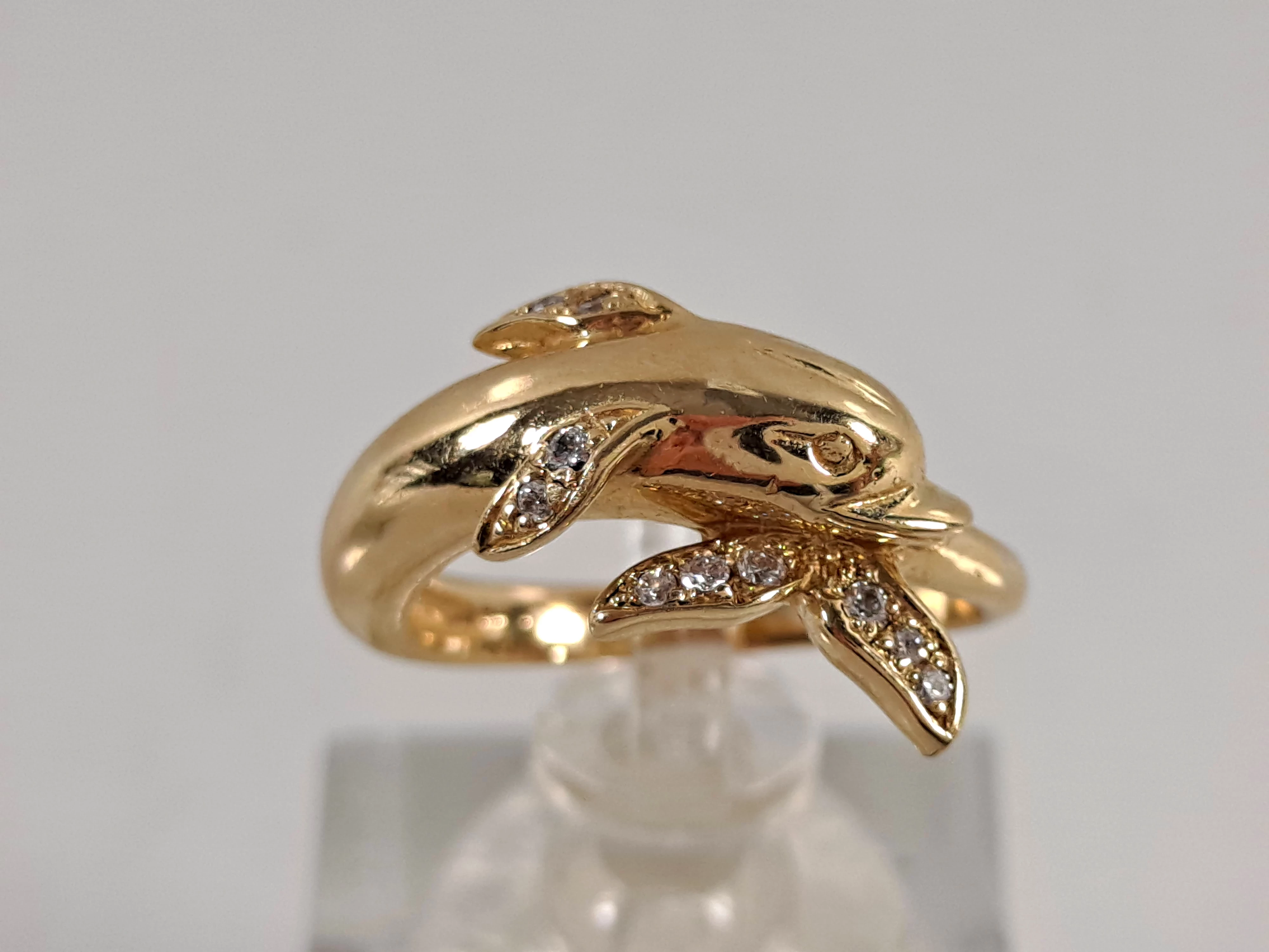 zloty-pierscionek-delfin-brylanty-007ct-585-460g-r9-kamien-brylant