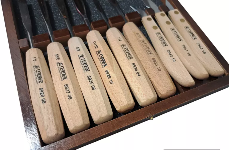 NAREX ZESTAW DŁUT RZEŹBIARSKICH WOOD LINE STANDARD 9PC