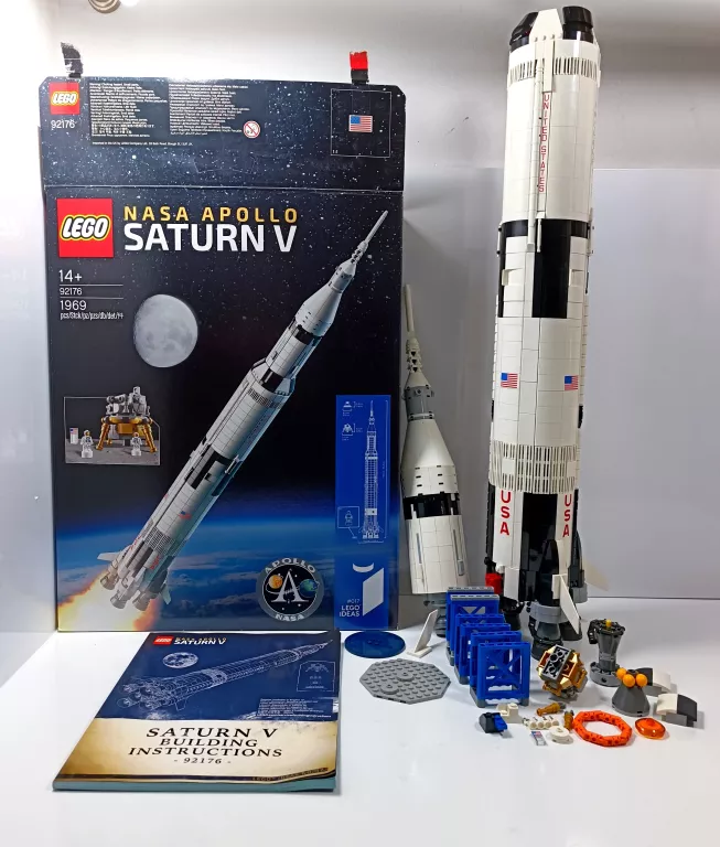 LEGO IDEAS 92176 RAKIETA NASA APOLLO SATURN ZŁOŻONY