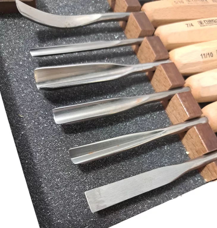 NAREX ZESTAW DŁUT RZEŹBIARSKICH WOOD LINE STANDARD 9PC