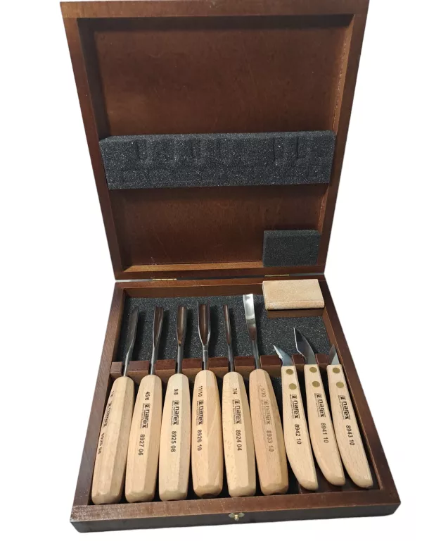 NAREX ZESTAW DŁUT RZEŹBIARSKICH WOOD LINE STANDARD 9PC