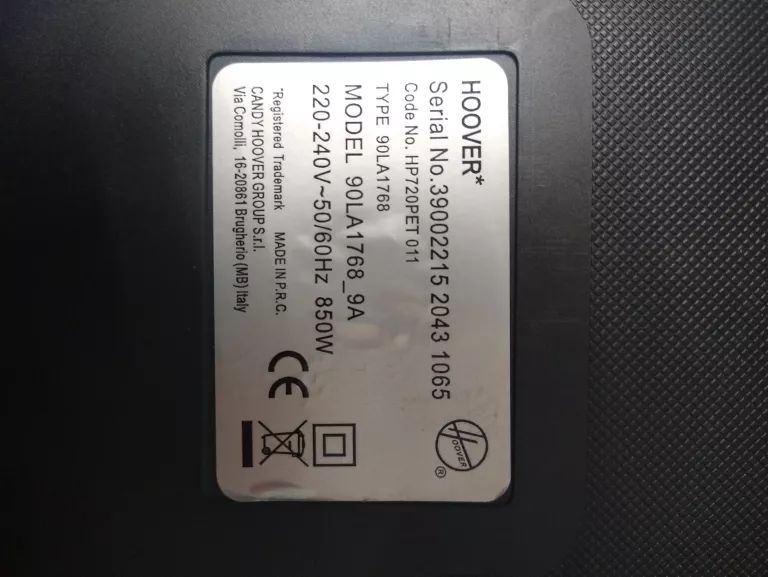 ODKURZACZ HOOVER H-POWER 700