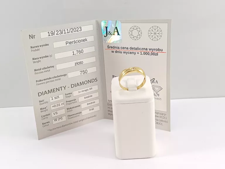 zloty-obraczkowy-pierscionek-176g-750-rozmiar-18-z-diamentem-rodzaj-wyrob-jubilerski