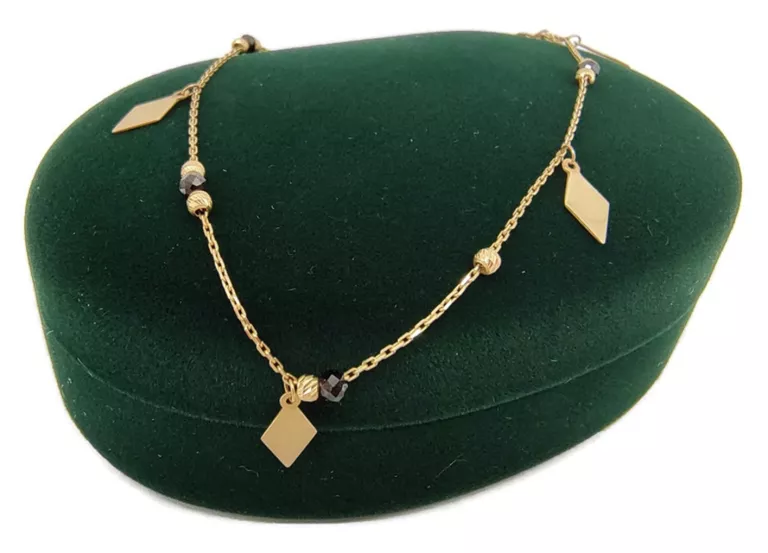 swietna-zlota-bransoletka-na-noge-14k-221g-kamien-bez-kamienia