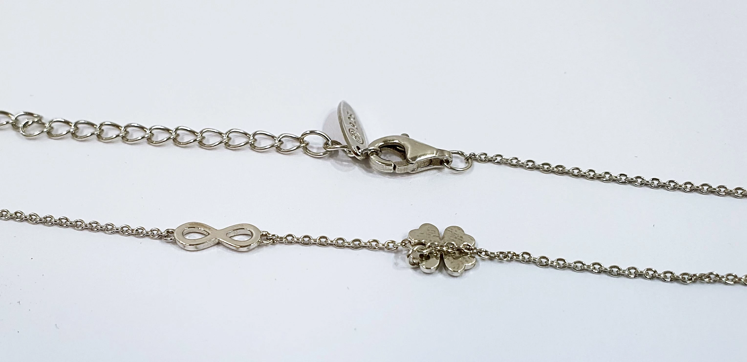 naszyjnik-apart-celebrytka-244g-srebro-925-koniczyna-nieskonczonosc-kamien-bez-kamienia