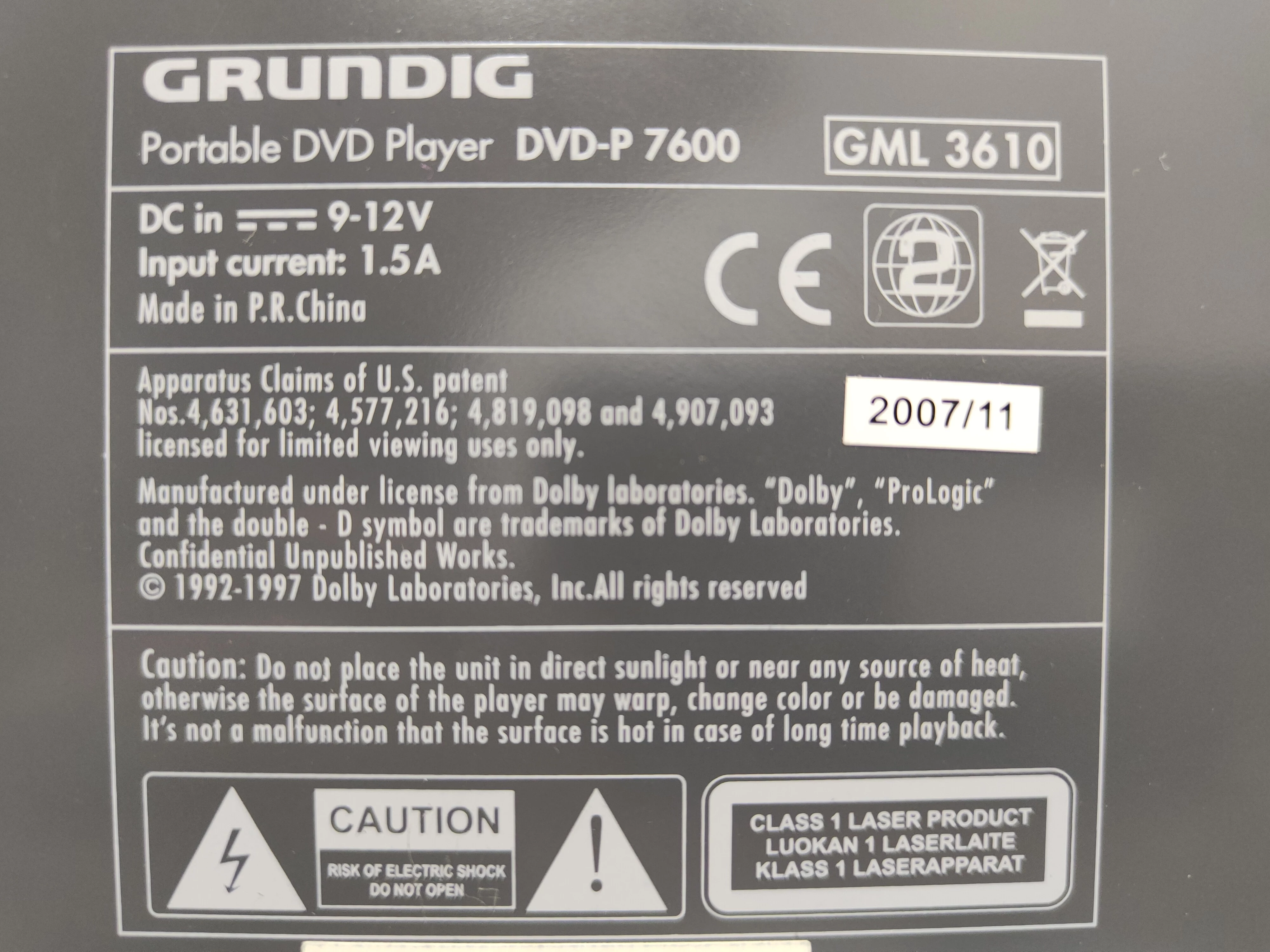 przenosnie-dvd-grundig-dvd-p-7600-akcesoria-ean-gtin-4013833609292