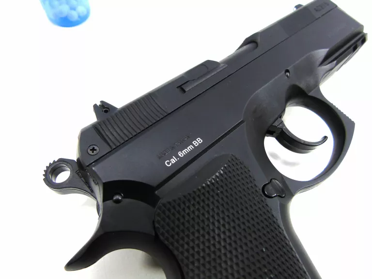WIATRÓWKA PISTOLET ASG CZ 75D COMPACT 4,5MM + KULKI