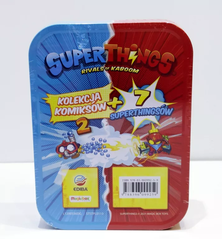 SUPERTHINGS KOLEKCJA KOMIKSÓW 2 PUSZKA Z KOMIKSEM PRACA ZBIOROWA