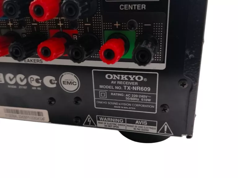 AMPLITUNER ONKYO TX-NR609 7.2 CZARNY