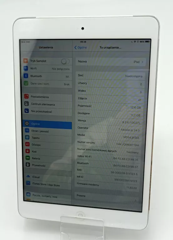 TABLET APPLE IPAD MINI 16GB