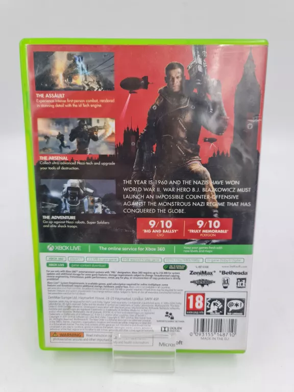 GRA WOLFENSTEIN THE NEW ORDER XBOX 360 X360