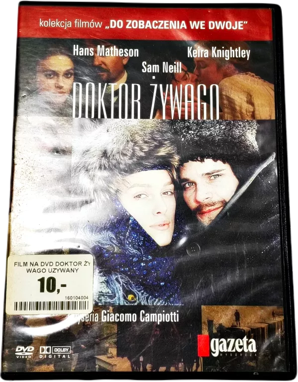 DOKTOR ŻYWAGO FILM NA DVD KOLEKCJA FILMÓW DO ZOBACZENIA WE DWOJE WYBORCZA