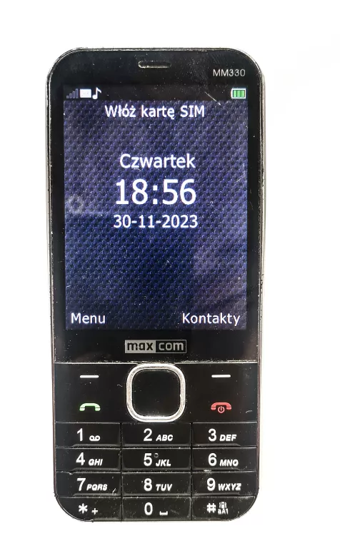 TELEFON MAXCOM MM330 NIE DZIAŁA MIKROFON