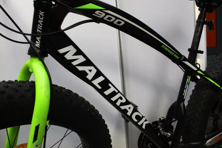 MALTRACK FAT BIKE JAGURA CZARNY ZIELONY 26 2020 FV