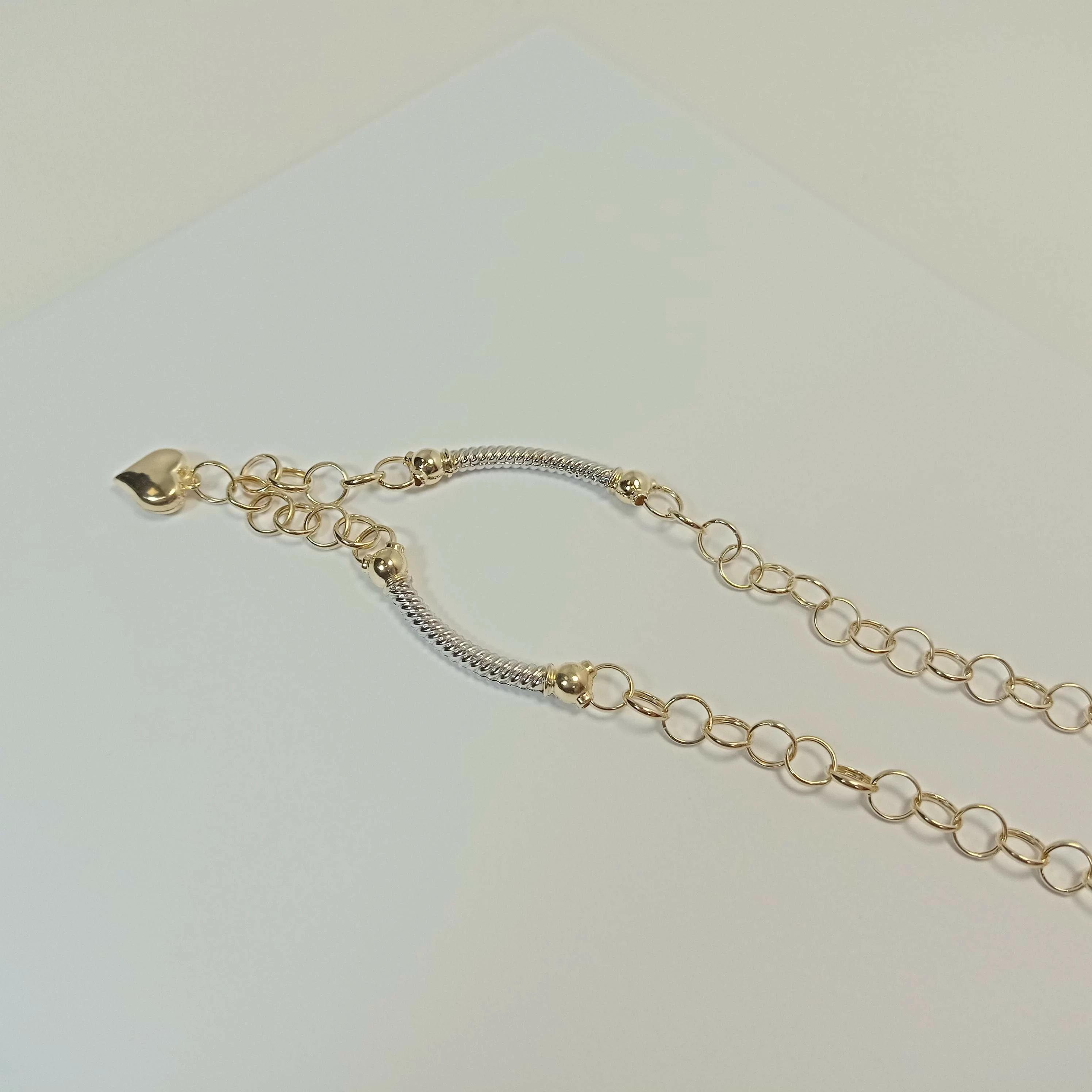 lancuszek-z-serduszkiem-i-bialym-zlotem-585-755g-material-zloto