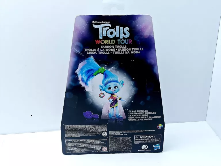 LALKA FIGURKA TROLLS WORLD TOUR GLAM CHENILLE