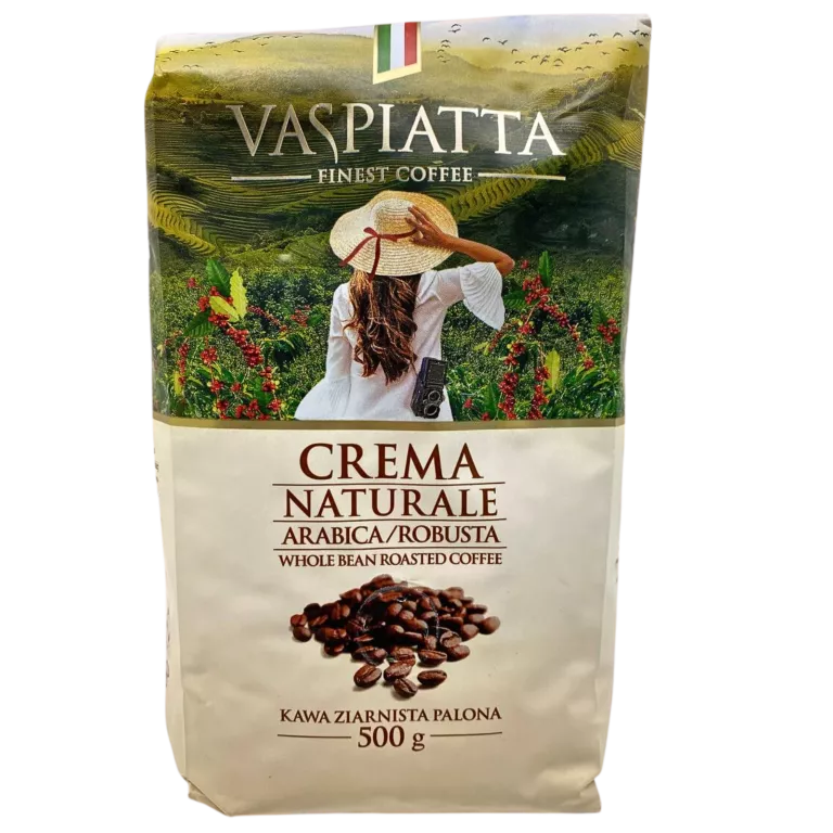 KAWA VASPIATTA CREMA NATURALE ARABICA/ROBUSTA 500G