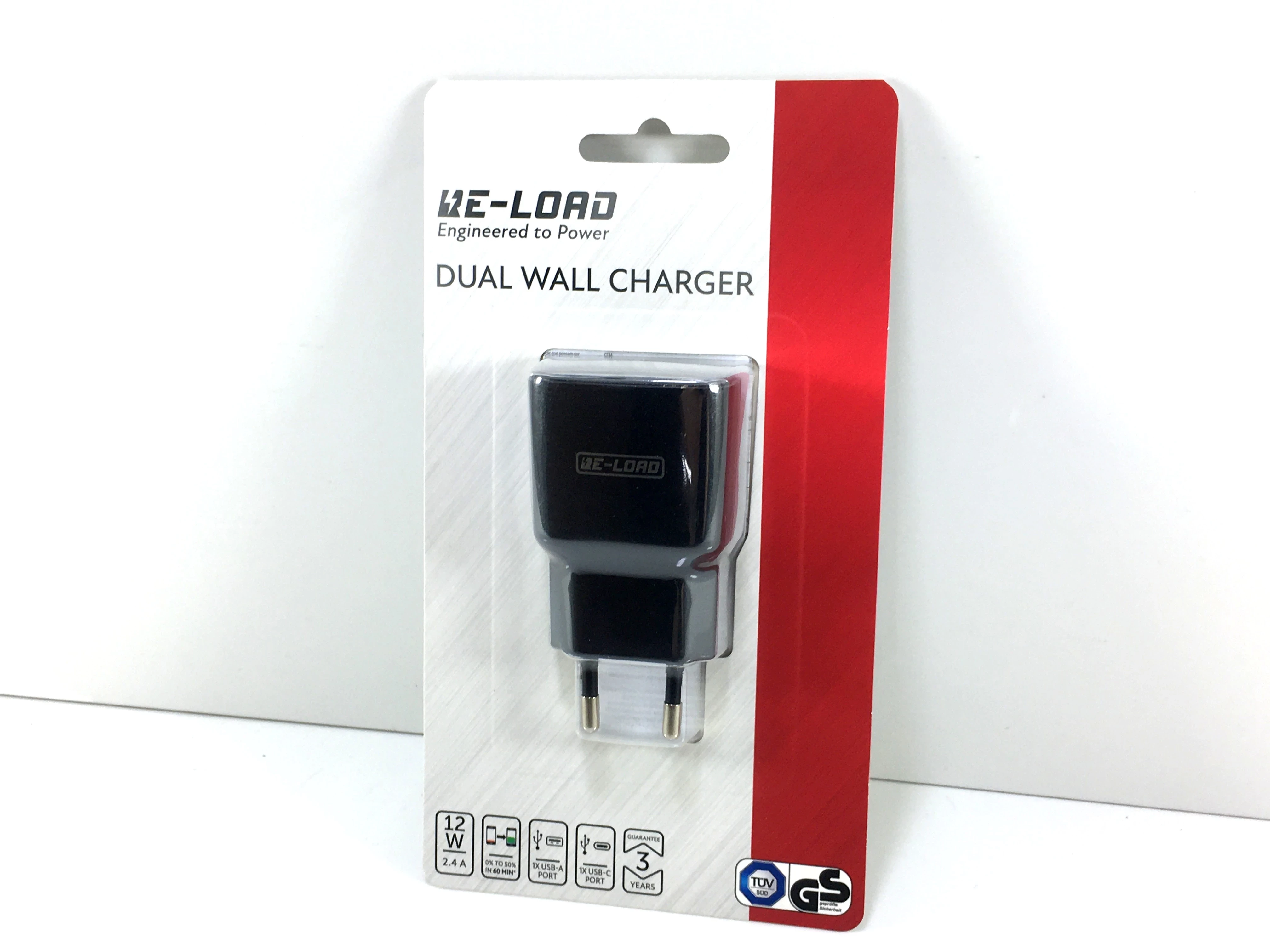 CARGADOR UNIVERSAL USB + C 2.4A 12W KODAK