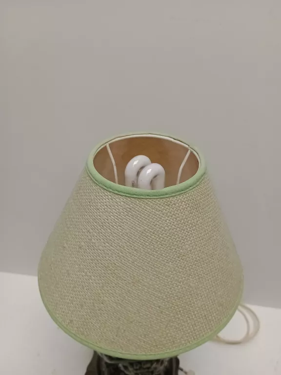 LAMPA BIURKOWA CERAMICZNA ZIELONA