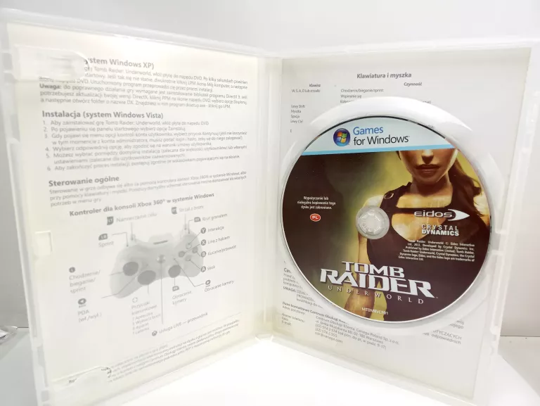 TOMB RAIDER UNDERWORLD PL PC DVD