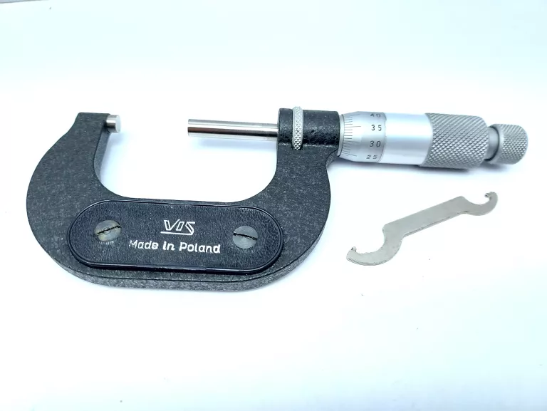 POLSKI MIKROMETR MIKROMIERZ 25-50 VIS KLUCZYK