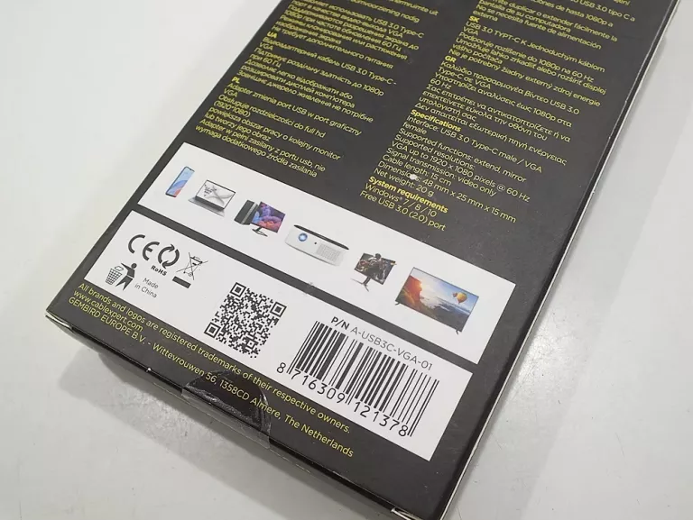 PRZEJŚCIÓWKA ADAPTER USB-C TO VGA D-SUB