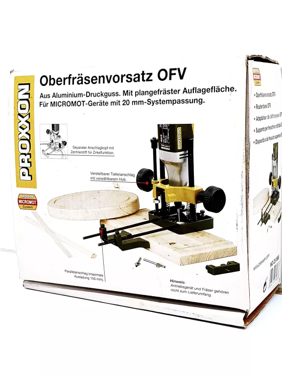 PRZYSTAWKA DO FREZOWANIA GÓRNEGO PROXXON OFV DO MI
