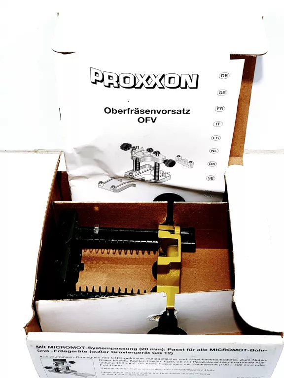 PRZYSTAWKA DO FREZOWANIA GÓRNEGO PROXXON OFV DO MI
