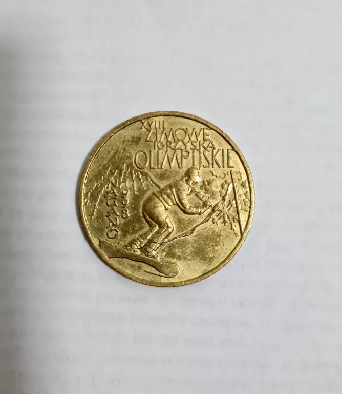 2 ZŁOTE 1998 R. - ZIMOWE IGRZYSKA - NAGANO