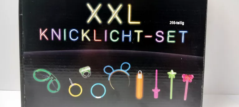 ZESTAW ŚWIECĄCYCH PATYCZKÓW/ ŚWIETLIKÓW KNICKLIGHT-SET XXL KOMPLET