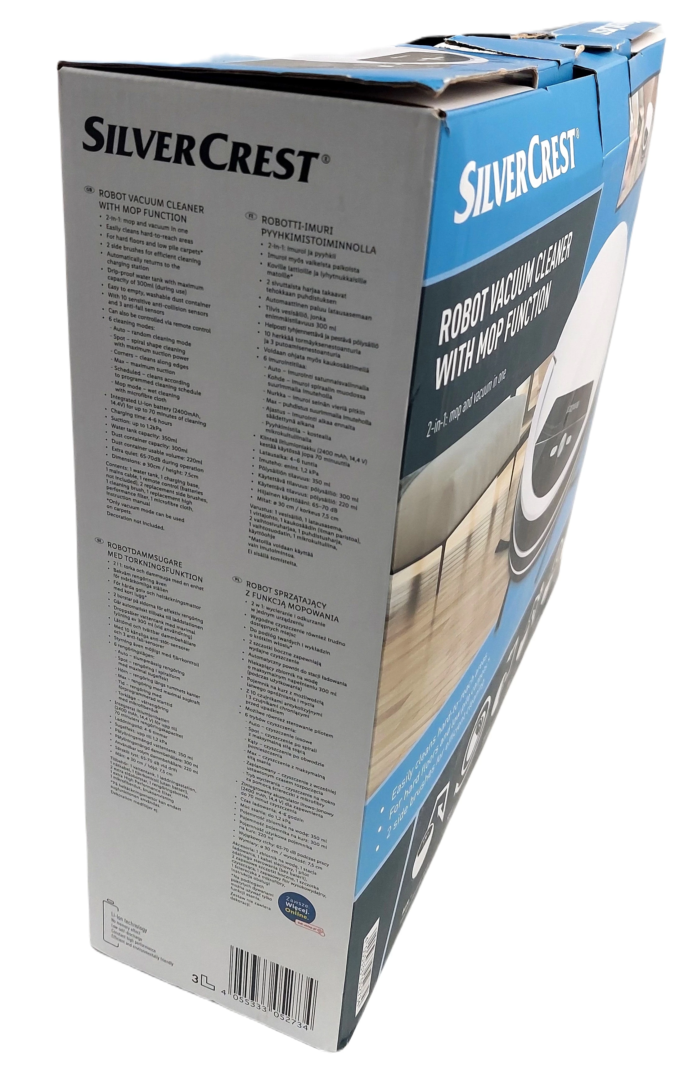 robot-sprzatajacy-silvercrest-sswr-a1-jak-nowy-kolor-dominujacy-bialy