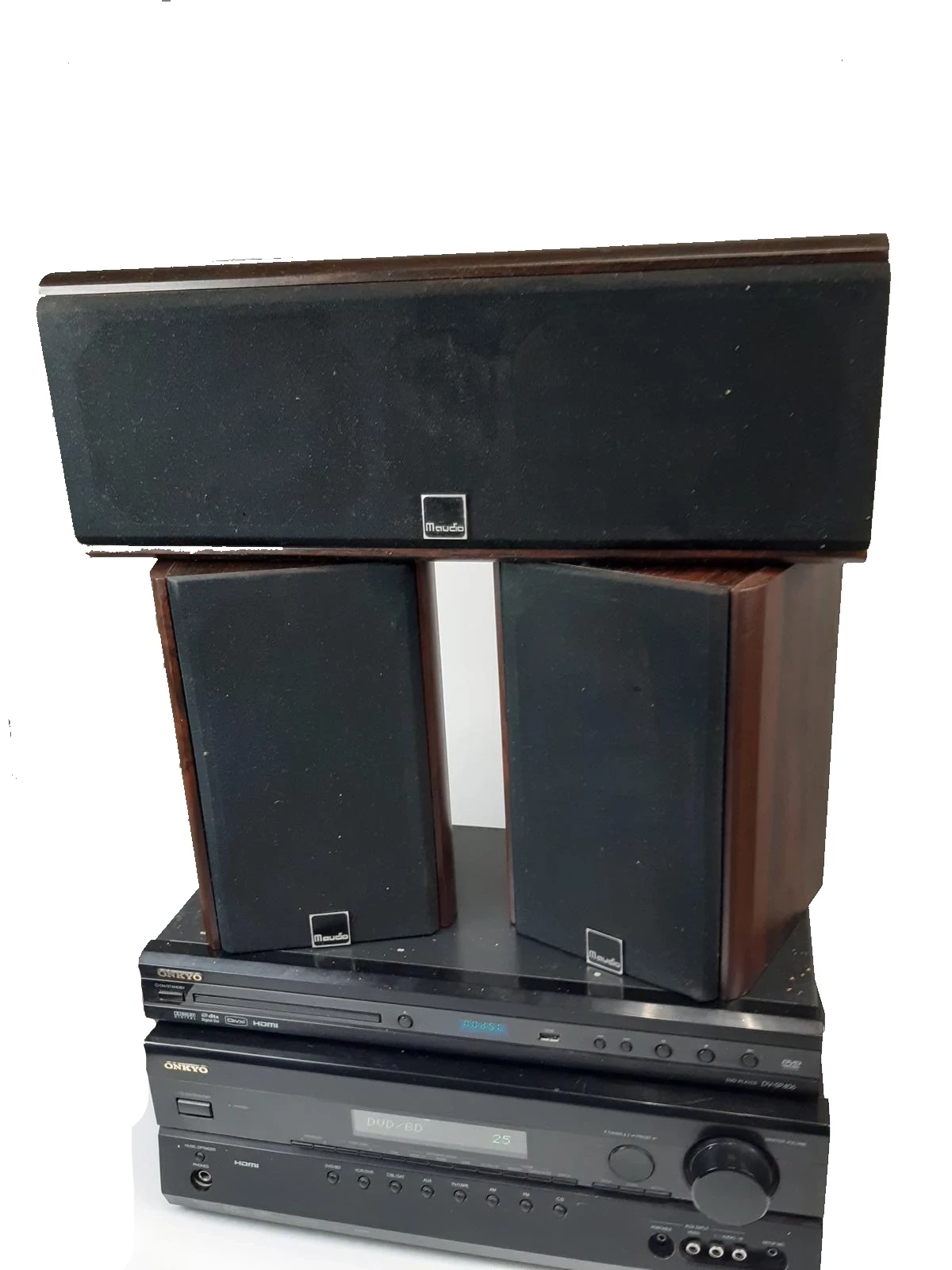 amplituner-onkyo-tx-sr307-dvd-dv-sp406-stan-uzywany