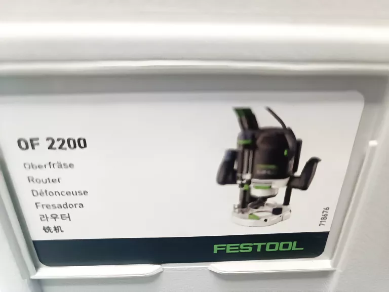 FREZARKA GÓRNOWRZECIONOWA FESTOOL OF 2200 EB-PLUS - GWARANCJA