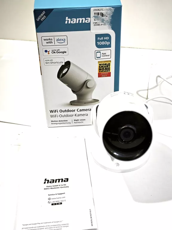KAMERA KOPUŁKOWA (DOME) IP HAMA 00176576