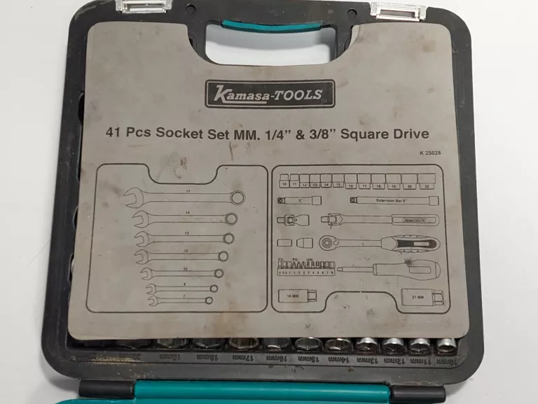 ZESTAW KLUCZY KAMASA-TOOLS 1/4 3/8 41EL