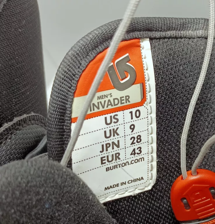 BUTY SNOWBOARDOWE BURTON INVADER ROZM 43
