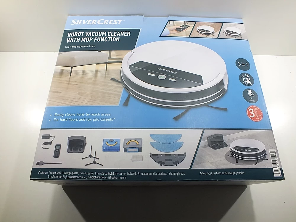 SILVERCREST INTELIGENTNY ROBOT SPRZĄTAJĄCY SSRA1 Roboty sprzątające