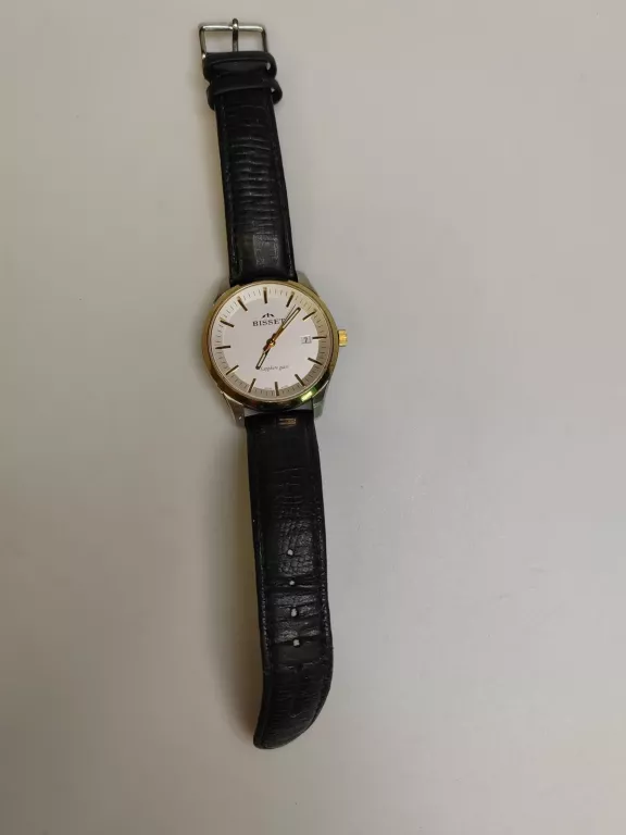 ZEGAREK BISSET MĘSKI SWISS MADE 70095M NA PASKU Z GRAWEREM