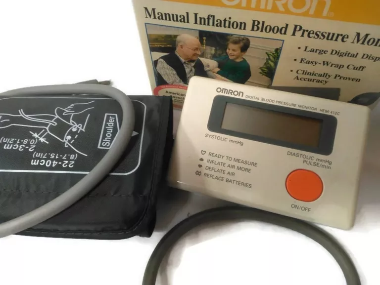 Omron HEM-432c Manual Digital Blood Pressure Monitor - Special Buy