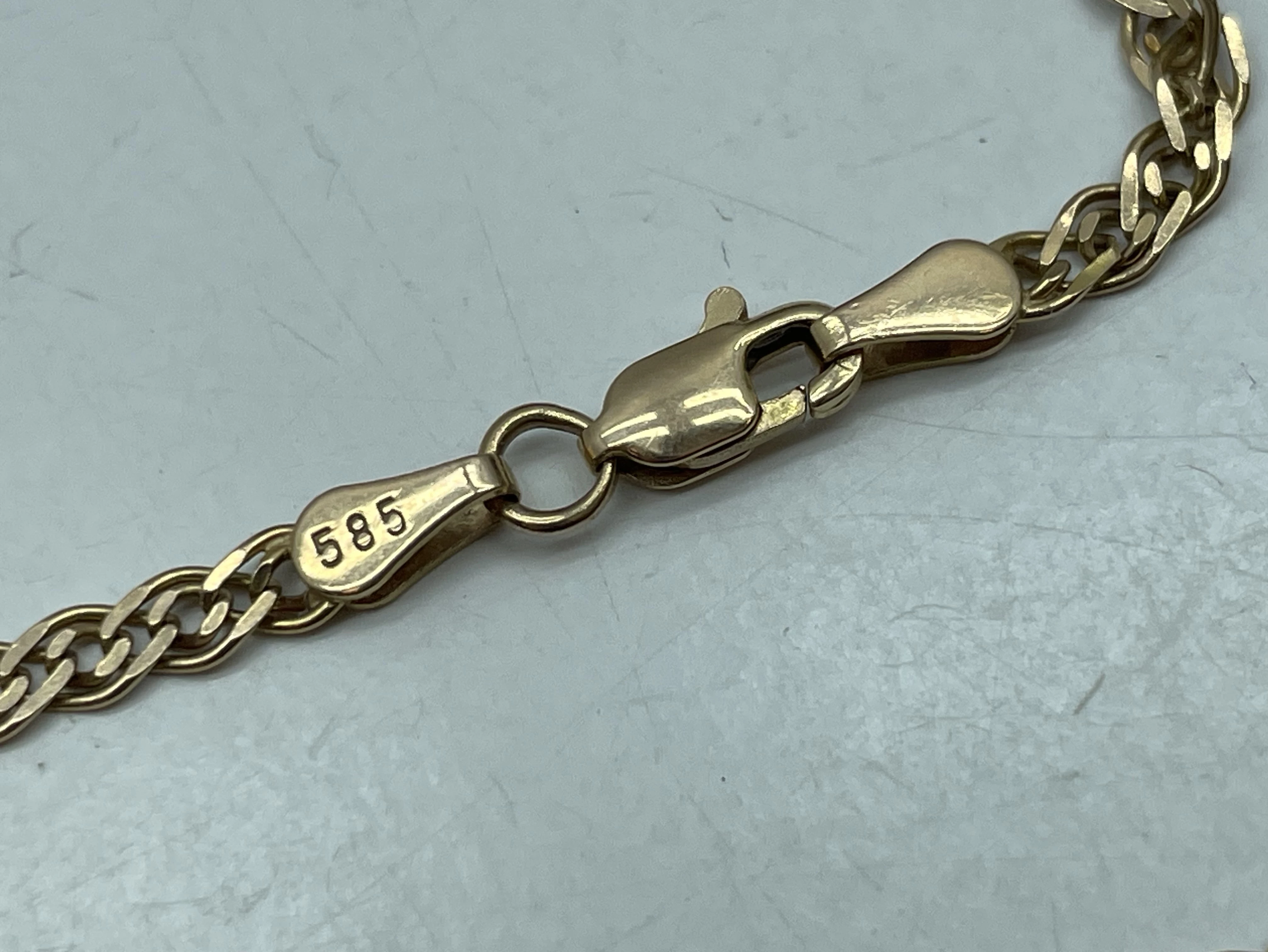 piekny-zloty-lancuszek-kamien-bez-kamienia